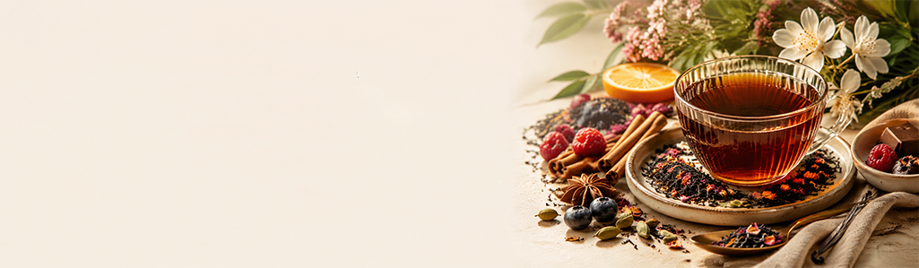 FLAVORED & BLENDED BLACK TEAS (FRUIT, SPICE & DESSERT INSPIRED)